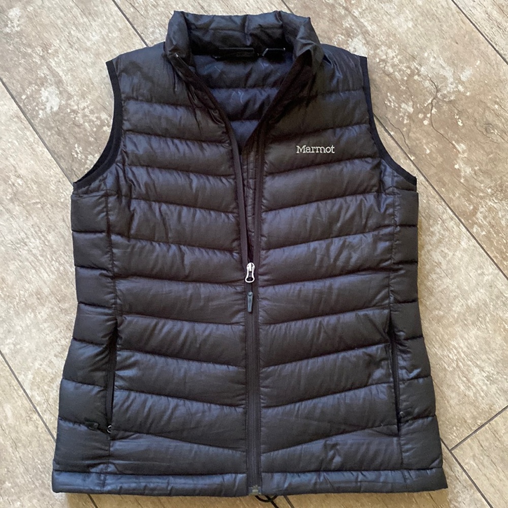 Marmot black puffer vest